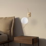 Opviq Hilal - 3822 Aplique de Pared Dorado